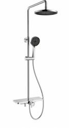 Sanotechnik Zuhanyszett, Sanotechnik AST707 Zuhanyrendszer termosztátos csapteleppel, króm - zuhanykabin