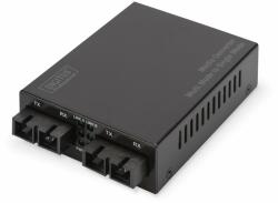 DIGITUS DN-82124 convertoare media pentru rețea 1000 Mbit/s 1310 nm Monomodală, Multimodală Negru (DN-82124)