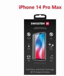 SWISSTEN Folie protectie Swissten Ultra Durabil 3D Full Glue Glass Apple iPhone 14 PRO Max Negru (8595217480285)