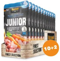 BELCANDO alutasak Junior csirkehús sárgarépával 10x125g + 2 db ajándék