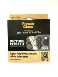 Panzer Folie PanzerGlass Protectie Sticla Camera Panzer pentru iPhone 15 Pro/15 Pro Max Negru (5711724011375)