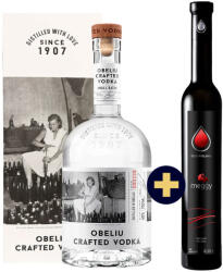 Obeliu crafted vodka 0, 7l 40% GB + 1 Csepp Pálinka Meggypálinka 0, 35l 40%