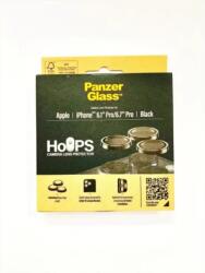 Panzer Folie PanzerGlass Protectie Sticla Camera Panzer Hoops pentru iPhone 15 Pro/15 Pro Max Negru (5711724011399)