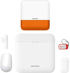 Hikvision Kit sistem de alarma Smart AX PRO Wireless (868Mhz) TCP/IP/LAN + Wi-Fi + GPRS, Sirena exterior - HIKVISION DS-PWA64-Kit-WE-CCA