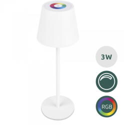 Samus SLV360-300LM-3W-3000K+RGB+DIMMER, 3 W, 300 LM, Clasa energetica F, Temperatura de culoare 3000K, Grad de protectie IP44, Functii Dimmare, RGB, Alb (SLV360-300LM-3W-3000K+RGB+DIMMER) - vexio