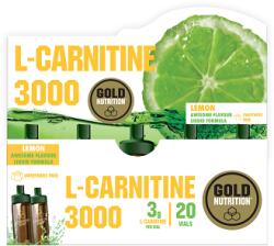 Gold Nutrition L-Carnitina 3000mg cu aroma de lamaie, 20 doze, Gold Nutrition