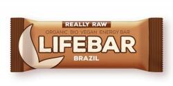 Lifefood Baton cu nuci braziliene raw Lifebar Bio, 47g, Lifefood