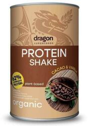 Dragon Superfoods Shake proteic cacao si vanilie 62% proteine bio, 500g, Dragon Superfoods