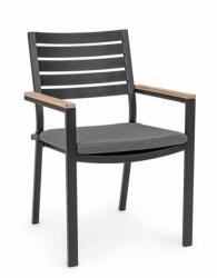 Bizzotto BELMAR szürke kerti szék (BZ-0663167)