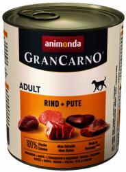 Animonda Animonda GranCarno Fleisch Adult conservă carne de vită + curcan - 6x 800g