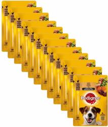 PEDIGREE Pedigree pliculeț cu pui și legume în sos 12 x 100g