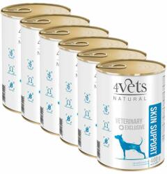 4Vets NATURAL 4Vets Natural Veterinary Exclusive SKIN SUPPORT 6 x 400 g