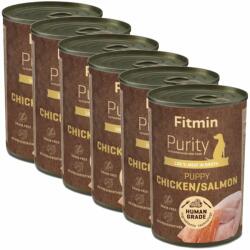 Fitmin Fitmin Purity Puppy Chicken & Salmon 6 x 400 g