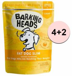 Barking Heads & Meowing Heads BARKING HEADS Fat Dog Slim GRAIN FREE 300g 4+2 GRATUIT