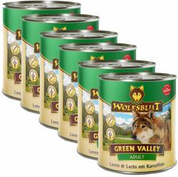 Wolfsblut Conservă Wolfsblut Green Valley Miel & Somon 6 x 800 g