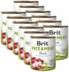 Brit Brit Paté & Meat Conservă de rață 12 x 800 g