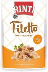 RINTI Plic RINTI Filetto Chicken + Chicken Hearts, 100g