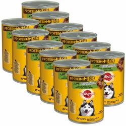 PEDIGREE Pedigree hrană la conservă cu carne de rață și vită 12 x 800 g