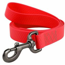 COLLAR Lesă impermeabilă WAU DOG - roşu 183 cm / 25 mm