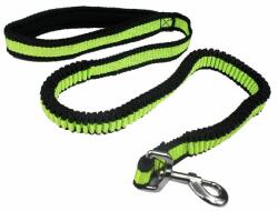 PET NOVA Lesă Bungee verde-negru, L