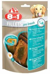 8in1 Chicken fillets for dogs 8 in 1 FILLETS PRO BREATH - 80g