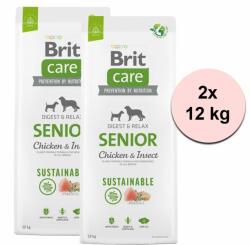 Brit Brit Care Dog Sustainable Senior 2 x 12 kg