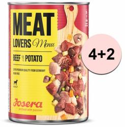 Josera Josera Meat Lovers Menu Carne de vită cu cartofi 400g 4+2 GRATUIT
