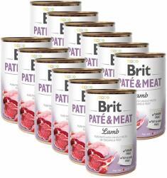 Brit Conservă Brit Paté & Meat Lamb, 12 x 400 g