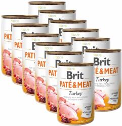 Brit Conservă Brit Paté & carne de curcan 12 x 400 g