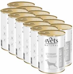 4Vets NATURAL 4Vets Natural Veterinary Exclusive LOW STRESS 12 x 400 g
