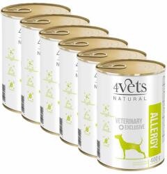 4Vets NATURAL 4Vets Natural Veterinary Exclusive ALLERGY 6 x 400 g