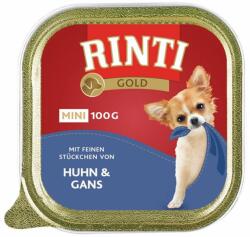 RINTI Rinti Gold Mini Adult tavă pui şi gâscă 100 g