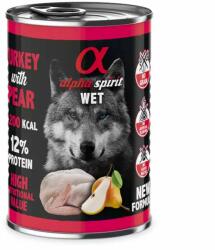 Alpha Spirit Alpha Spirit Dog Wet Turkey & Pear 400 g