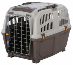 TRIXIE Trixie SKUDO 4 Cușcă de transport din plastic gri-maro, S-M 48 x 51 x 68 cm