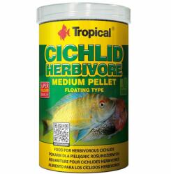 Tropical TROPICAL Cichlid Herbivore Medium Pellet 500ml/180g