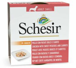 Schesir Schesir dog Adult - pui, cartofi dulci și morcov 85 g