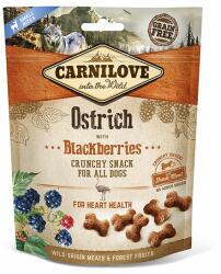 BRIT Carnilove Dog Crunchy Snack Ostrich cu Mure și carne proaspata 200 g