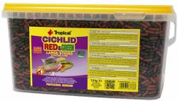 Tropical TROPICAL Cichlid Red/Green Large Sticks eleség sügéreknek, 5L/1, 8kg