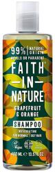 Faith in Nature Természetes élénkítő sampon grapefruittal és naranccsal normál vagy zsíros hajra, 400 ml (708002401619)