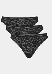 Calvin Klein Underwear Set 3 perechi de chiloți brazilieni 000QD5225E Negru