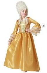 BigBuy Costum Deghizare pentru Copii Curtezană Auriu* Mărime 7-9 Ani Costum bal mascat copii