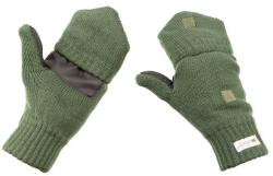 MFH Плетени ръкавици с изолация 3M Thinsulate, зелени (15457B)
