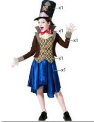 BigBuy Costum Deghizare pentru Copii Modistă Nebună Mărime 10-12 Ani - mallbg - 122,60 RON