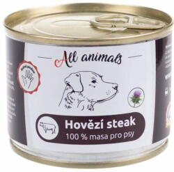 All Animals cons. for dogs marhahús steak 200g