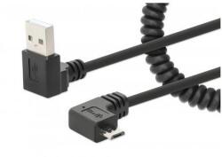 Manhattan 356237 USB kábel 1 M USB A Micro-USB B Fekete (356237) (356237)