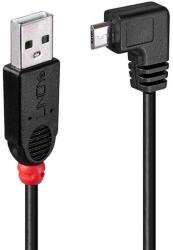 Lindy 31975 USB kábel 0, 5 M USB 2.0 USB A Micro-USB B Fekete (31975) (31975)