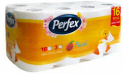 Perfex barack illatú WC papír hófehér - 3 rétegű 16 tekercses (SKU13023)