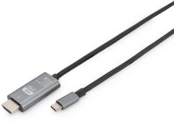 ASSMANN USB-C Adapterkabel, Typ-C auf HDMI St/St, 2.0m (DB-300330-020-S) (DB-300330-020-S)