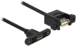 Delock USB Kabel A -> Micro-B Bu/Bu 0.25m Einbau (85109) (85109)