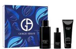 Giorgio Armani Black Code 2023 SET: edt 125ml + edt 15ml + tusfürdő gél 75ml férfi parfüm